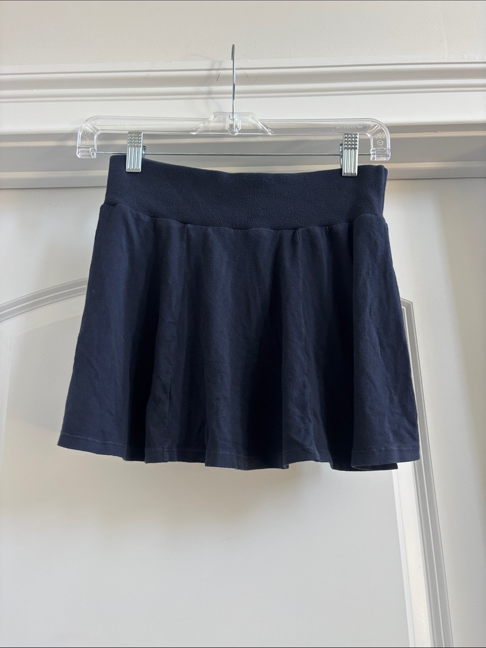 Navy Flared Women's Skirt - Casual A-Line Mini NWT